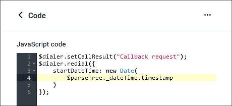 Code block